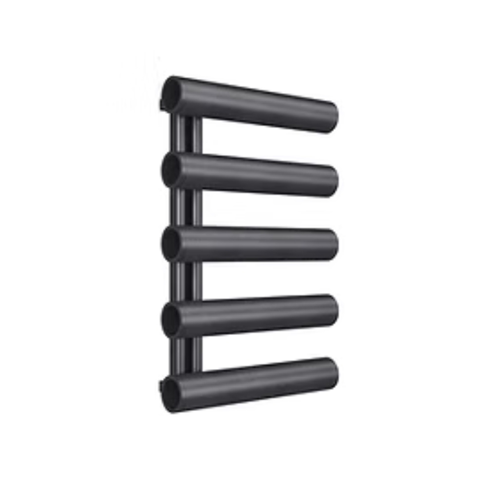 Product cut out image of the Radox Cannon 800mm x 500mm Black Pearl Heated Radiator